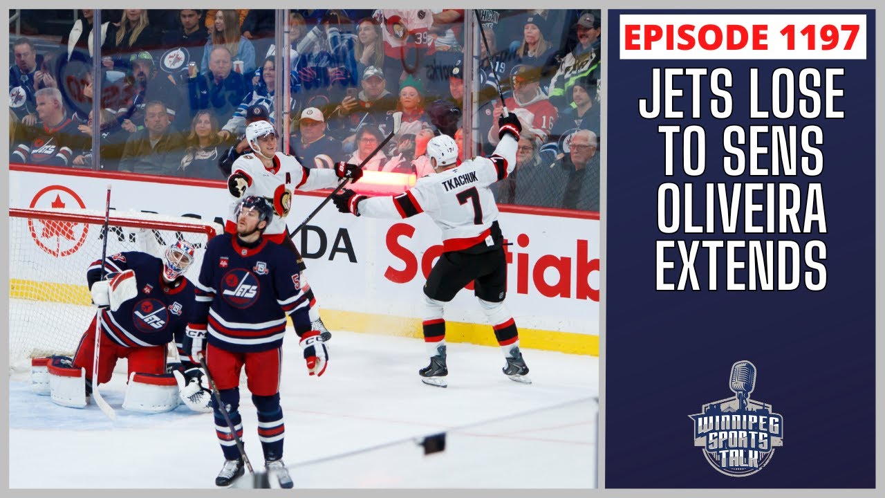Winnipeg Jets lose to Ottawa Senators, Brady Oliveira extends