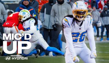 Mic'd Up: Donte Jackson Reacts To Sweeping Chiefs | LA Chargers