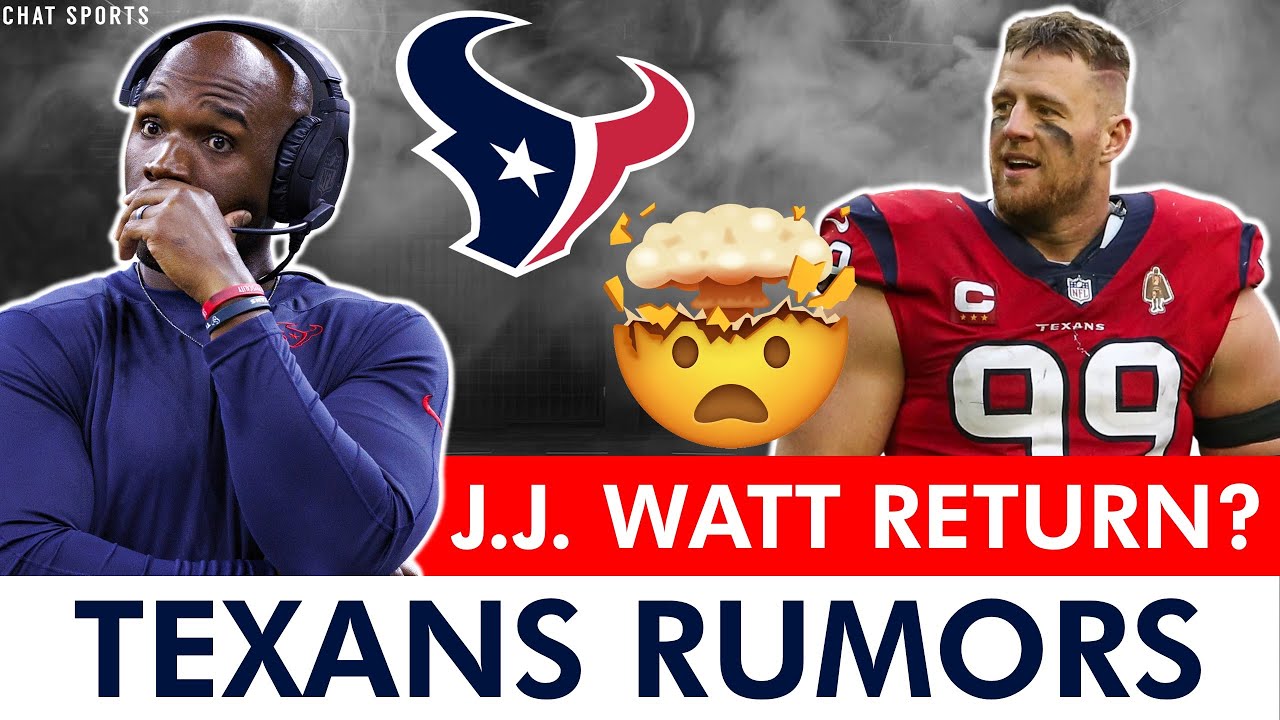 🤯 INSANE TEXANS RUMORS: J.J. Watt Considering Return + Why Jimmie Ward Is Still Out