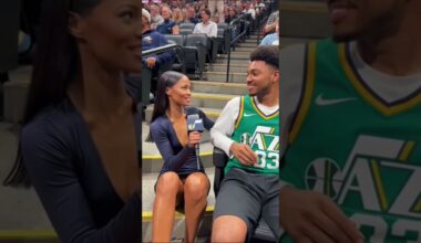 NBA Reporter Fan Interview - Delta Center #nba #nbahighlights #utahjazz #funnyshorts #funnyvideo