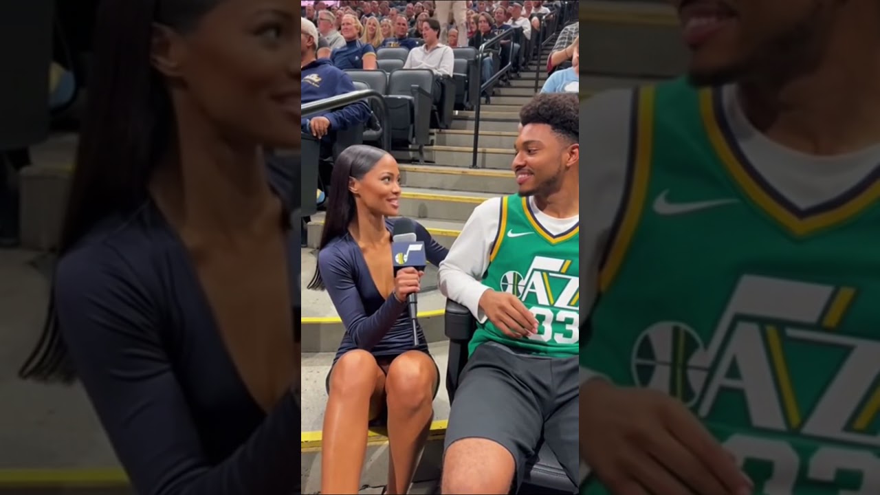 NBA Reporter Fan Interview - Delta Center #nba #nbahighlights #utahjazz #funnyshorts #funnyvideo