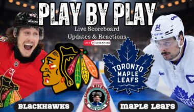 🏒 LIVE: Toronto Maple Leafs vs Chicago Blackhawks NHL Play by Play & Reactions!