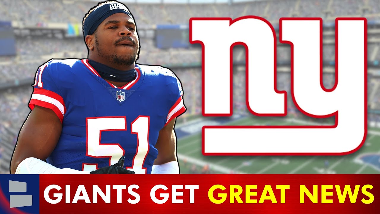Giants Fans FINALLY Get Some GREAT NEWS!
