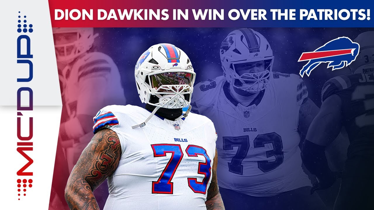 Dion Dawkins Is MIC'D UP For The Huge Win Over The Patriots! | Buffalo Bills