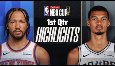 Spurs vs Knicks Full Game Highlights 1st Qtr | Dec 16| 2025 NBA Highlights - Emirates NBA Cup Finals