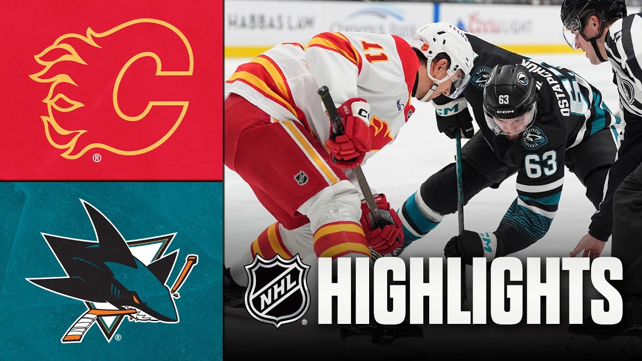 Flames vs. Sharks | NHL Highlights | December 16, 2025
