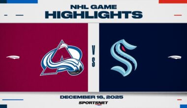 NHL Highlights | Avalanche vs. Kraken - December 16, 2025