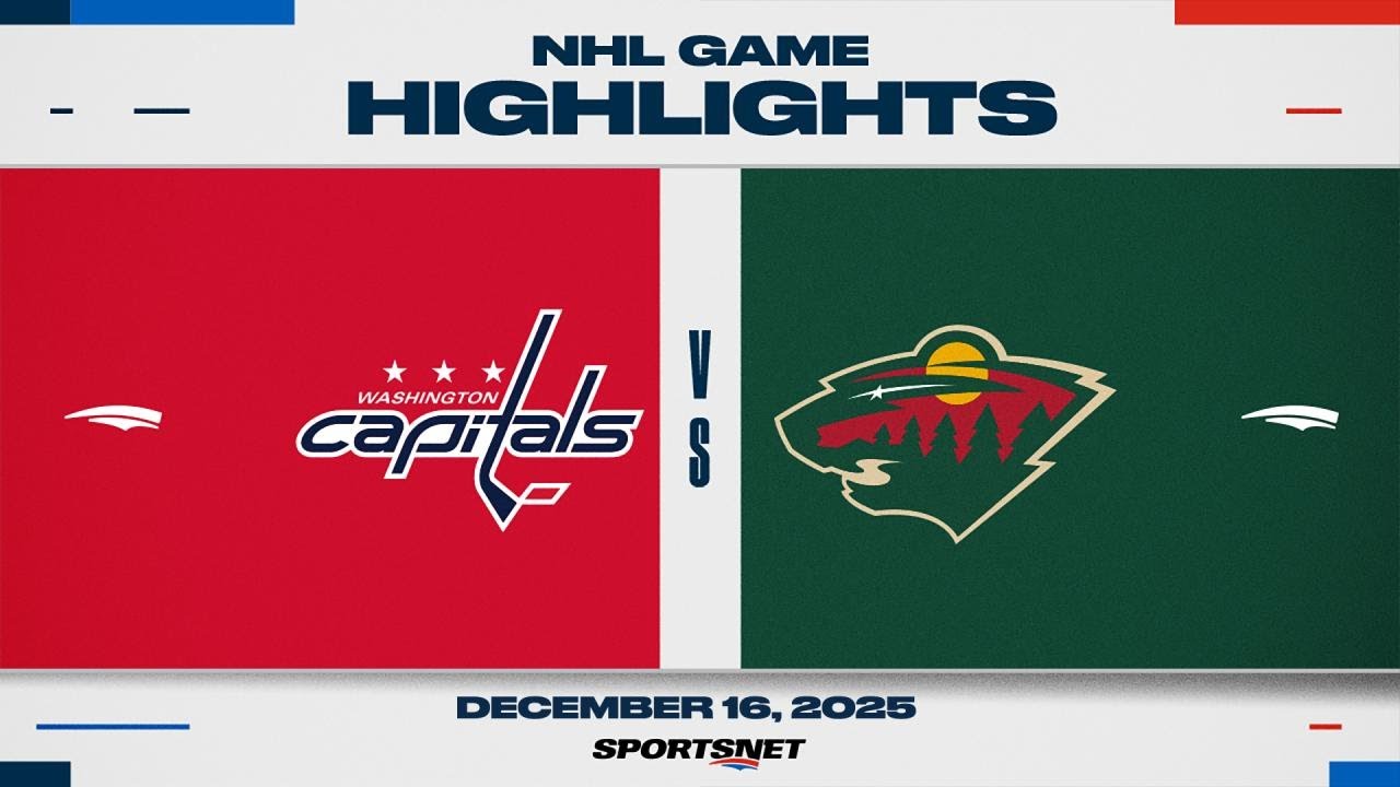 NHL HIghlights | Capitals vs. Wild - December 16, 2025