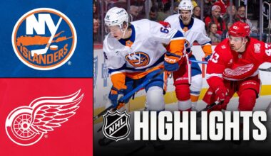 Islanders vs. Red Wings | NHL Highlights | December 16, 2025
