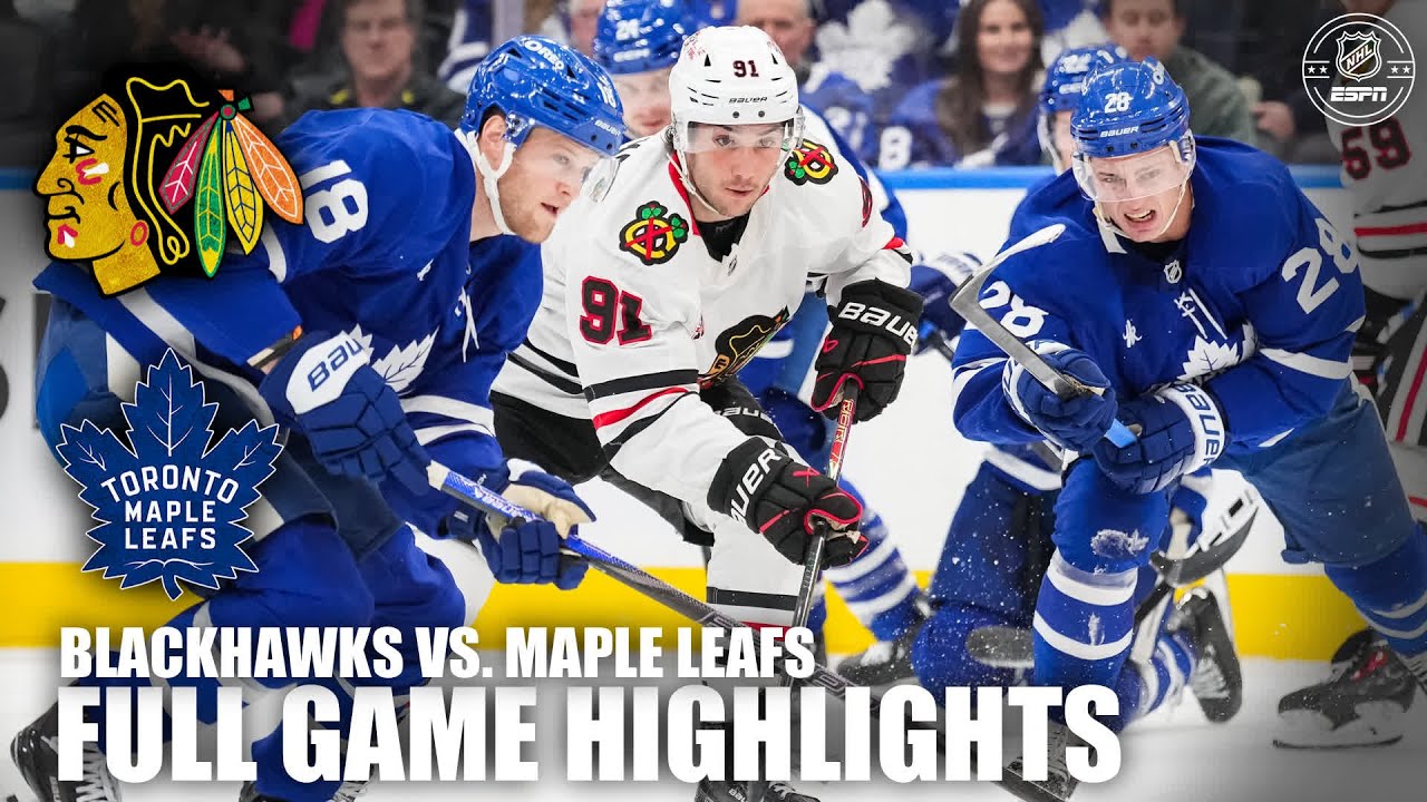Chicago Blackhawks vs. Toronto Maple Leafs | Full Game Highlights | ESPN NHL