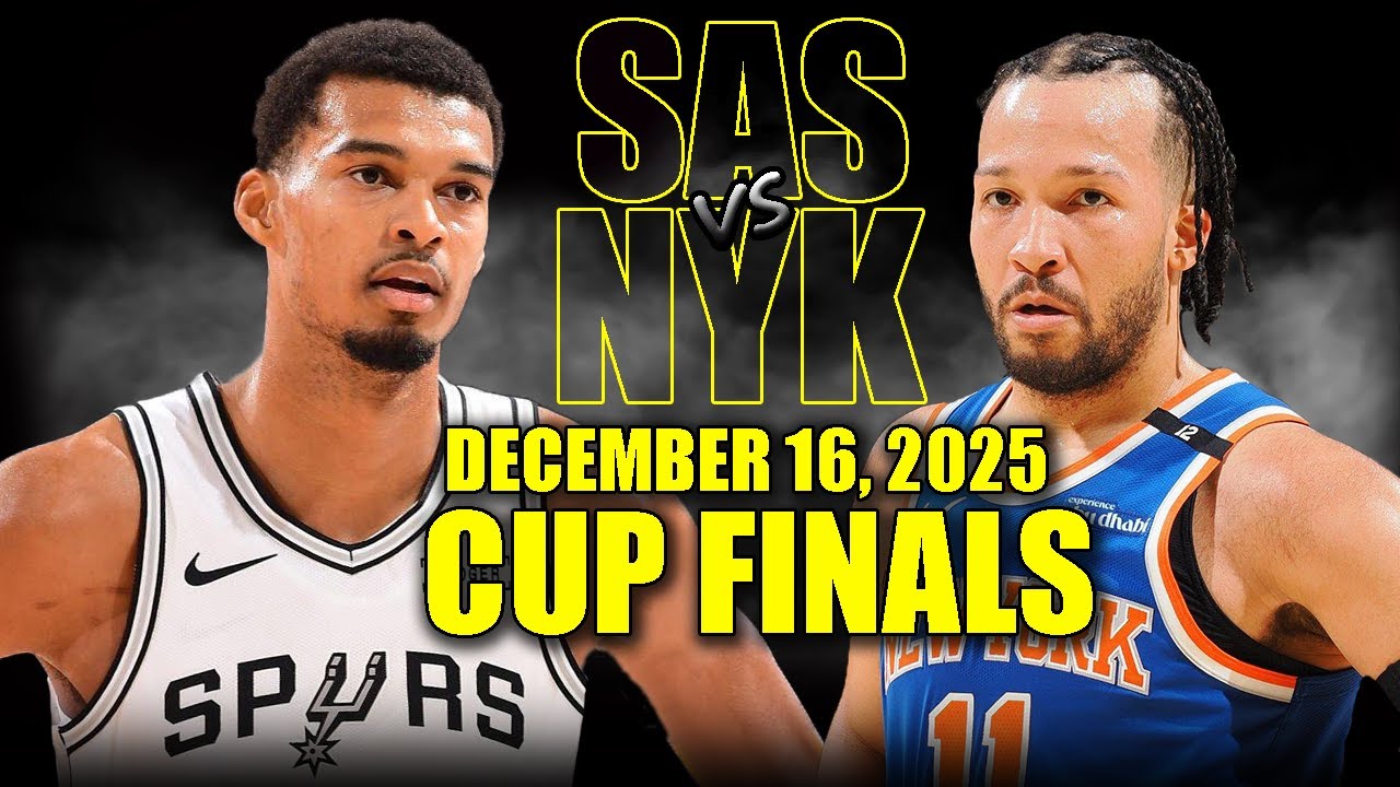 San Antonio Spurs vs New York Knicks Full Game Highlights – December 16, 2025 | NBA Cup Finals