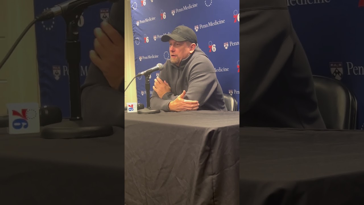 12-14-25 Philadelphia 76ers Coach Nick Nurse Pregame Interview