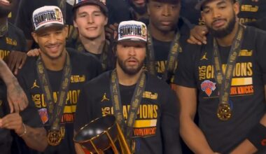 FULL New York Knicks NBA Cup Trophy Presentation