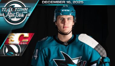 San Jose Sharks vs Calgary Flames - 12/16/2025 - Teal Town USA After Dark (Postgame)