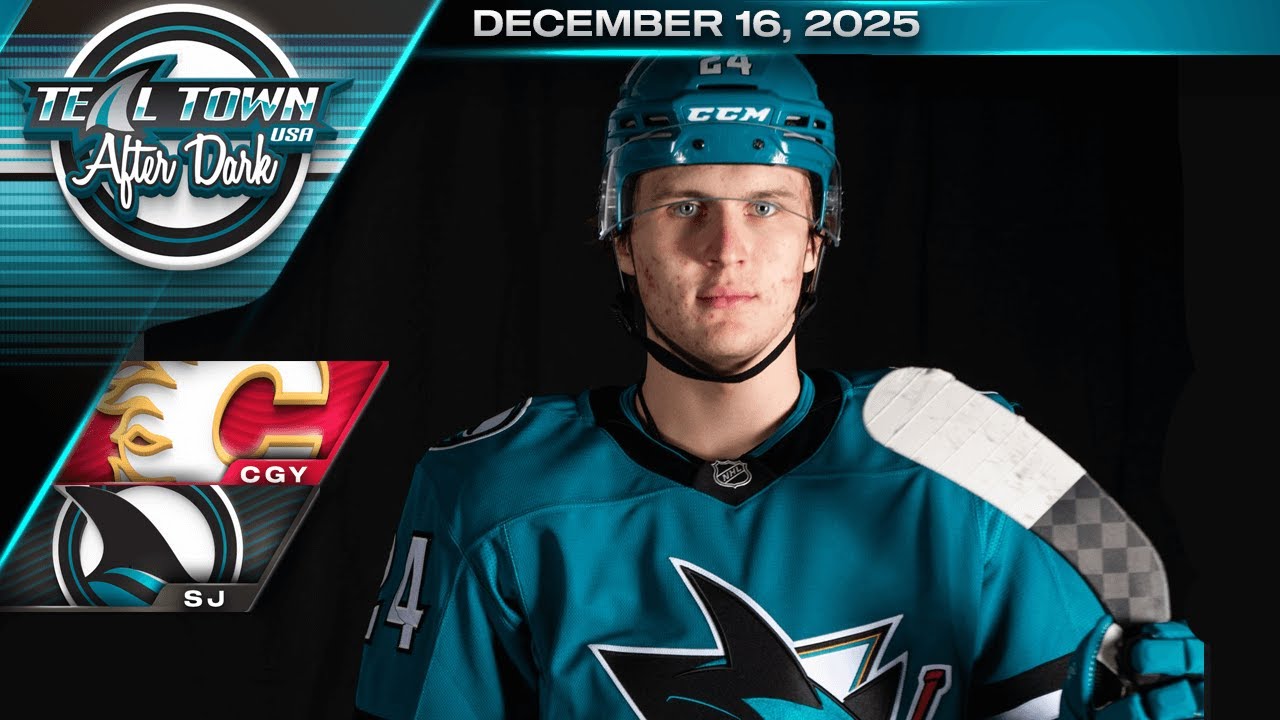San Jose Sharks vs Calgary Flames - 12/16/2025 - Teal Town USA After Dark (Postgame)