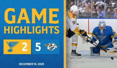 Game Highlights: Predators 5, Blues 2