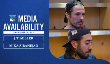 NYR vs VAN: J.T. Miller & Mika Zibanejad Postgame Media Availability | Dec. 16, 2025