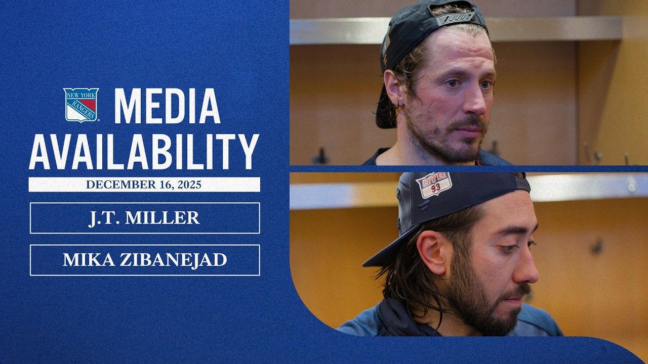 NYR vs VAN: J.T. Miller & Mika Zibanejad Postgame Media Availability | Dec. 16, 2025
