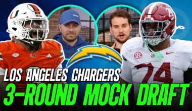 Los Angeles Chargers 3 Round Mock Draft | PFF