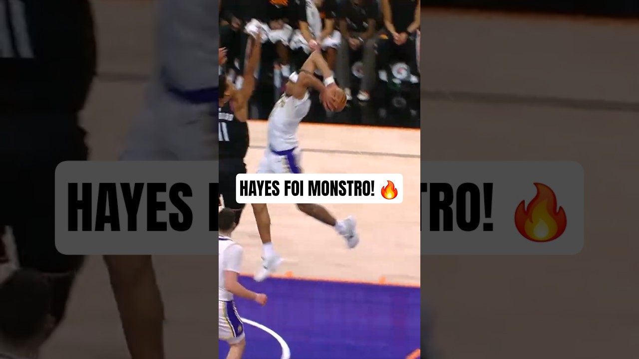 Cravada BRUTAL de Jaxson Hayes contra os Hawks! 💥💪 #NBA #Lakers #shorts