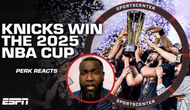 REACTION to Knicks winning 2025 NBA Cup 🍿 Kendrick Perkins harps on NY's TRUST 👀 | SportsCenter