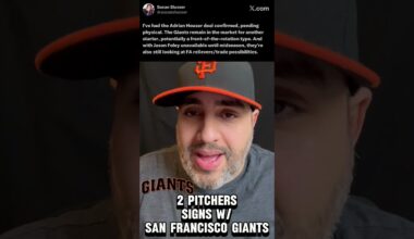 BREAKING NEWS: ADRIAN HOUSER & JASON FOLEY SIGN W/ SAN FRANCISCO GIANTS!!!