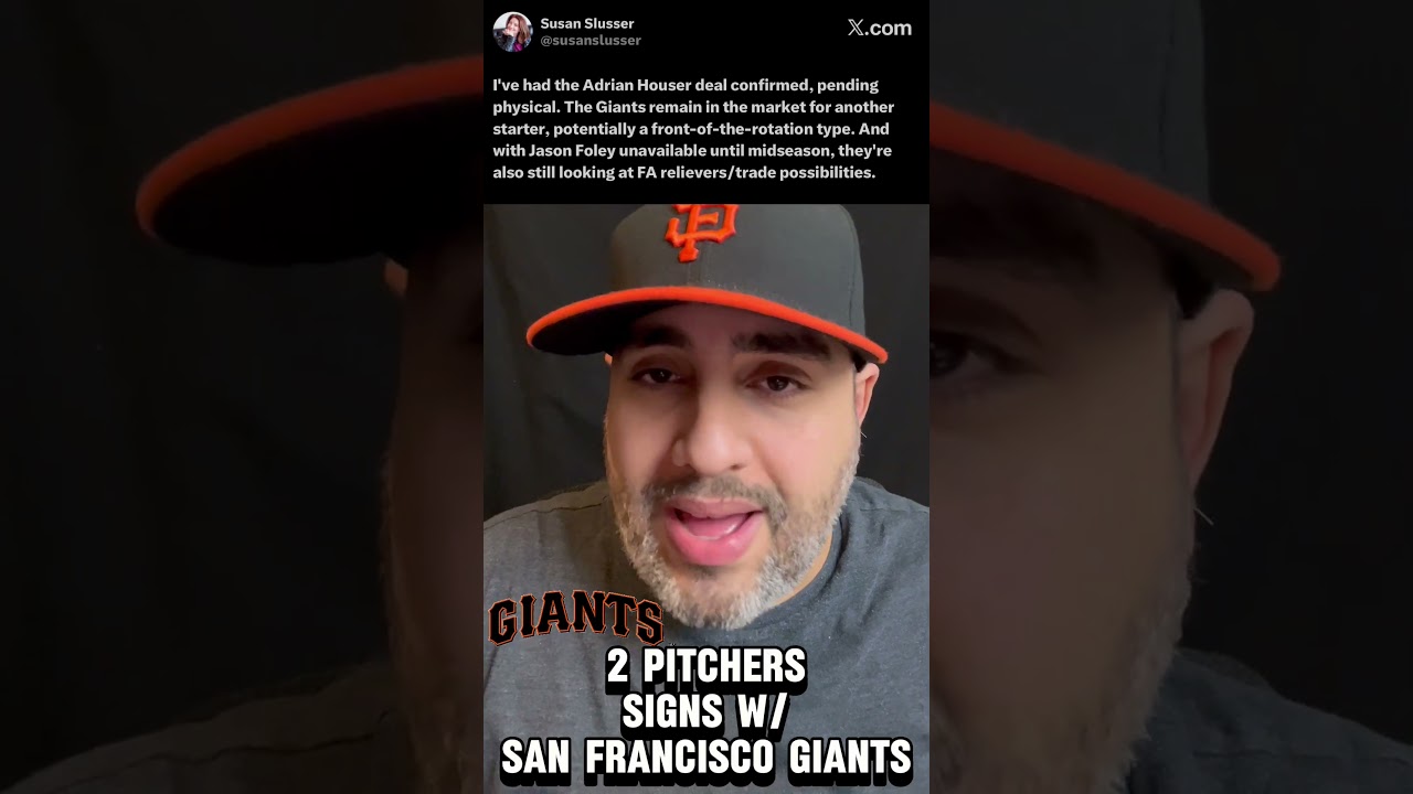 BREAKING NEWS: ADRIAN HOUSER & JASON FOLEY SIGN W/ SAN FRANCISCO GIANTS!!!