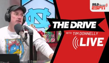 The Drive w/ Tim Donnelly - 12-17-25 | Carolina Panthers | Carolina Hurricanes | ACC football
