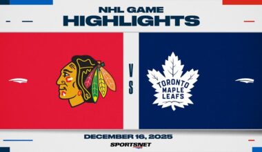 NHL Highlights | Blackhawks vs. Maple Leafs - December 16, 2025