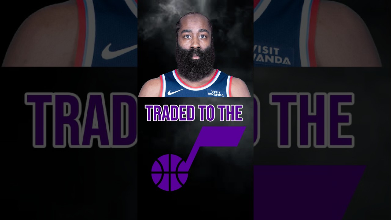 James Harden TRADED to the UTAH JAZZ‼️ #nba #nbanews #nbatrade #basketball #viralshorts