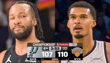 Final 3:53 WILD ENDING Spurs vs Knicks Emirates NBA Cup | December 16, 2025