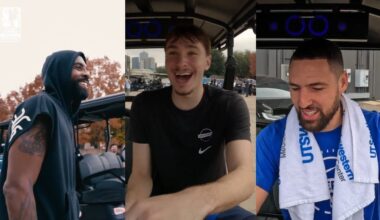 Kyrie Irving buys entire Mavs team custom golf carts for Christmas 🔥