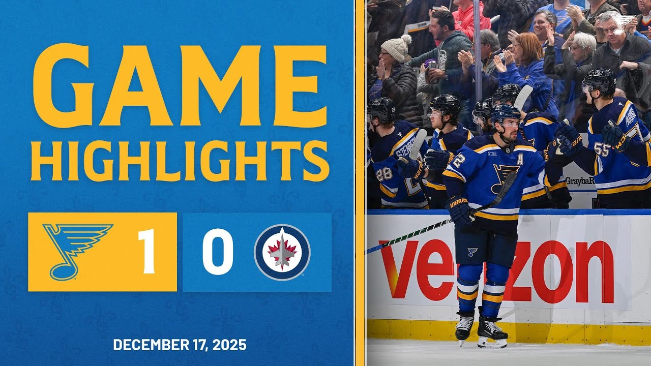 Game Highlights: Blues 1, Jets 0