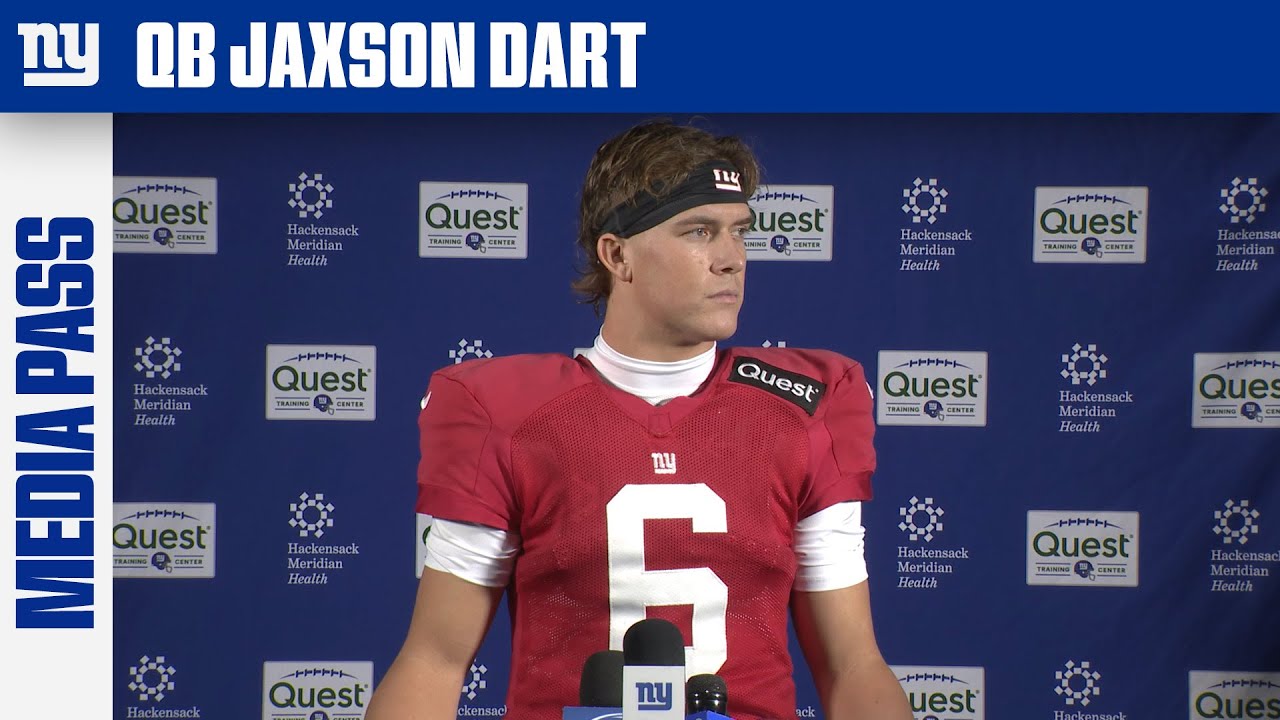Jaxson Dart on Facing the Vikings | New York Giants