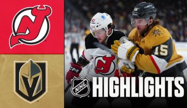 Devils vs. Golden Knights | NHL Highlights | December 17, 2025