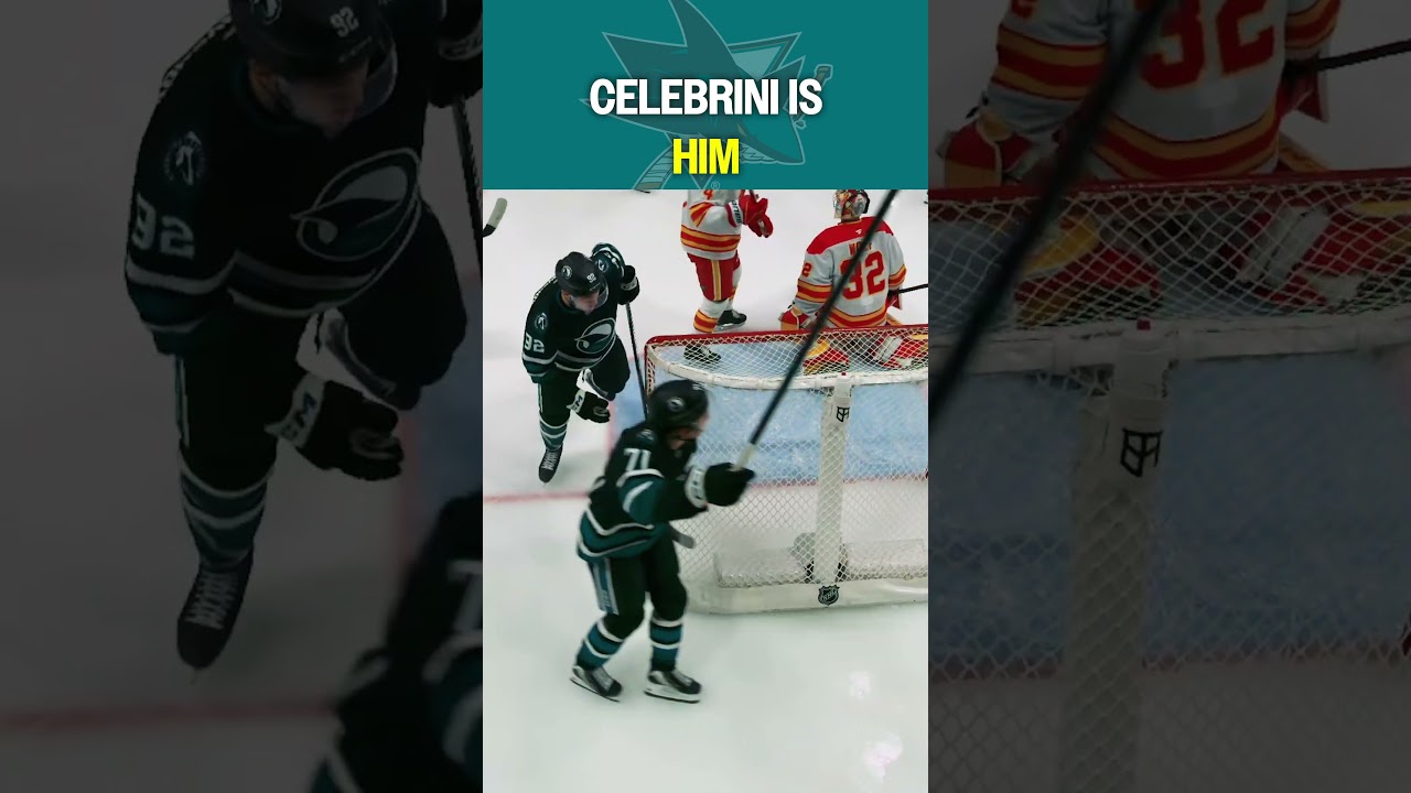 Celebrini is good at hockey