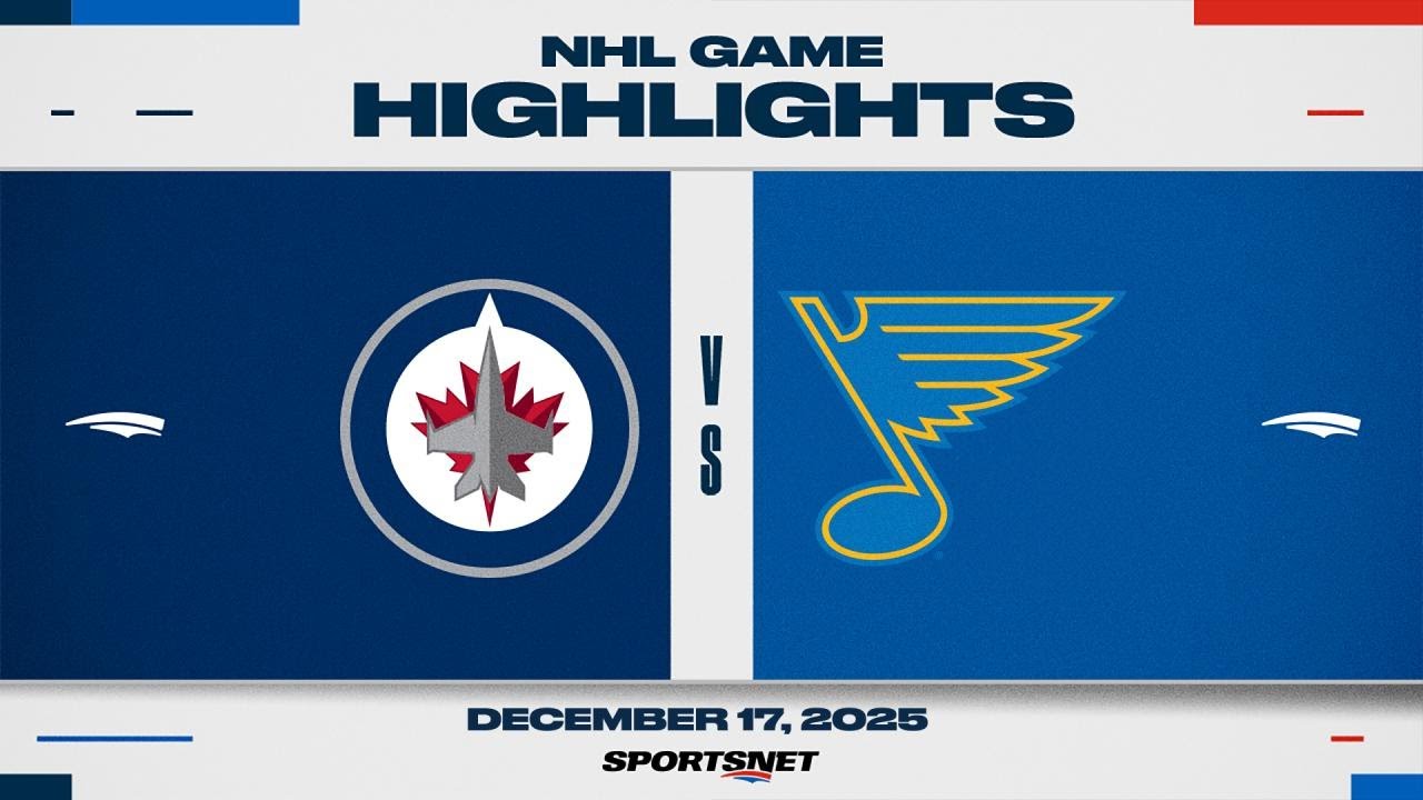 NHL Highlights | Jets vs. Blues - December 17, 2025