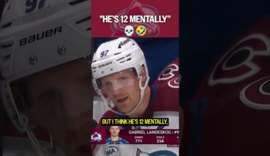 Landeskog is RUTHLESS 🤣