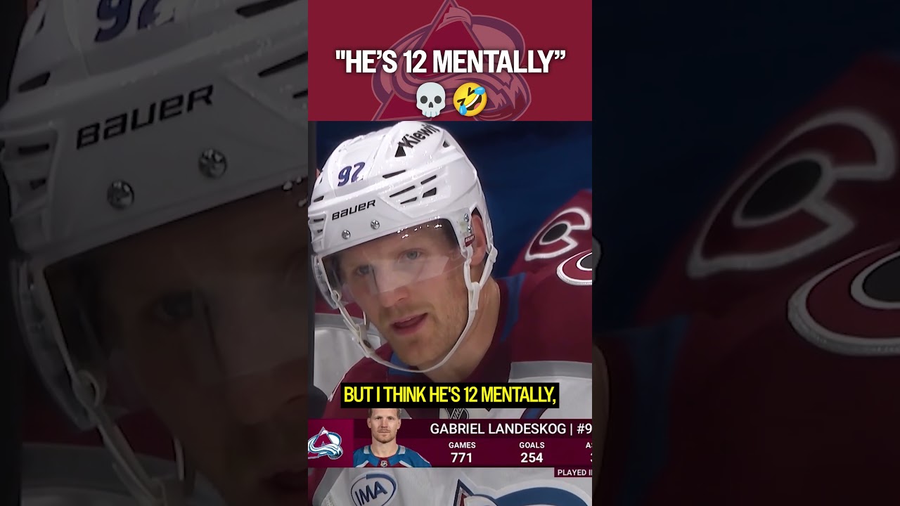 Landeskog is RUTHLESS 🤣