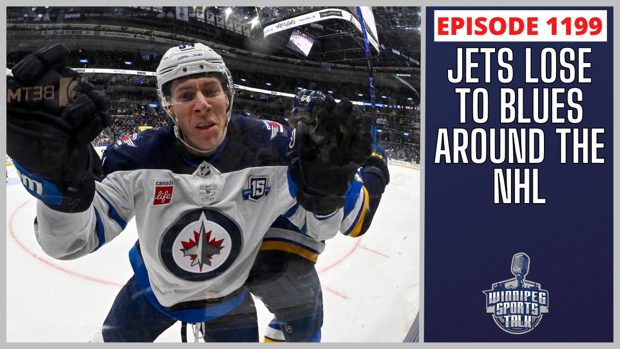 Winnipeg Jets lose to St. Louis Blues, travel to Colorado