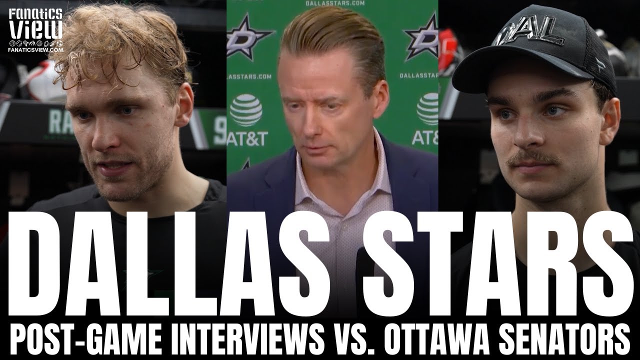 Mikko Rantanen, Wyatt Johnston, Jason Robertson & Glen Gulutzan Recap Stars ELITE Run vs. Ottawa