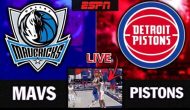 Dallas Mavericks vs. Detroit Pistons, Play-By-Play, Highlights & More
