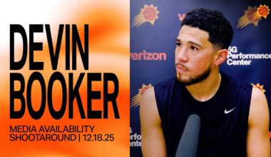 Devin Booker Shootaround Media Availability | Phoenix Suns 12-18-25