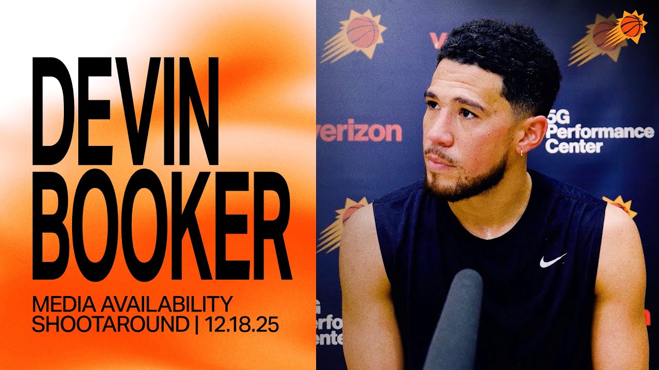 Devin Booker Shootaround Media Availability | Phoenix Suns 12-18-25