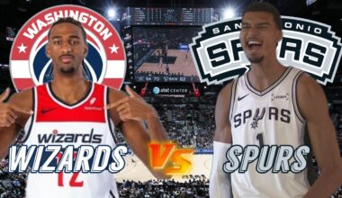 Washington Wizards vs San Antonio Spurs Live Play by Play & Scoreboard