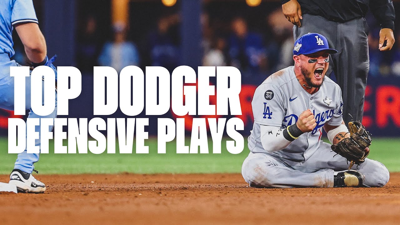 Top Dodger Defensive Plays - 2025 Los Angeles Dodgers Season