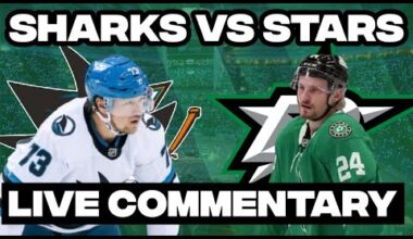 Dallas Stars Vs San Jose Sharks LIVE COMMENTARY! | 2025-26 NHL Season