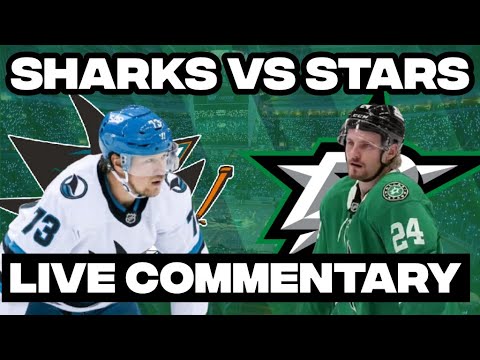 Dallas Stars Vs San Jose Sharks LIVE COMMENTARY! | 2025-26 NHL Season