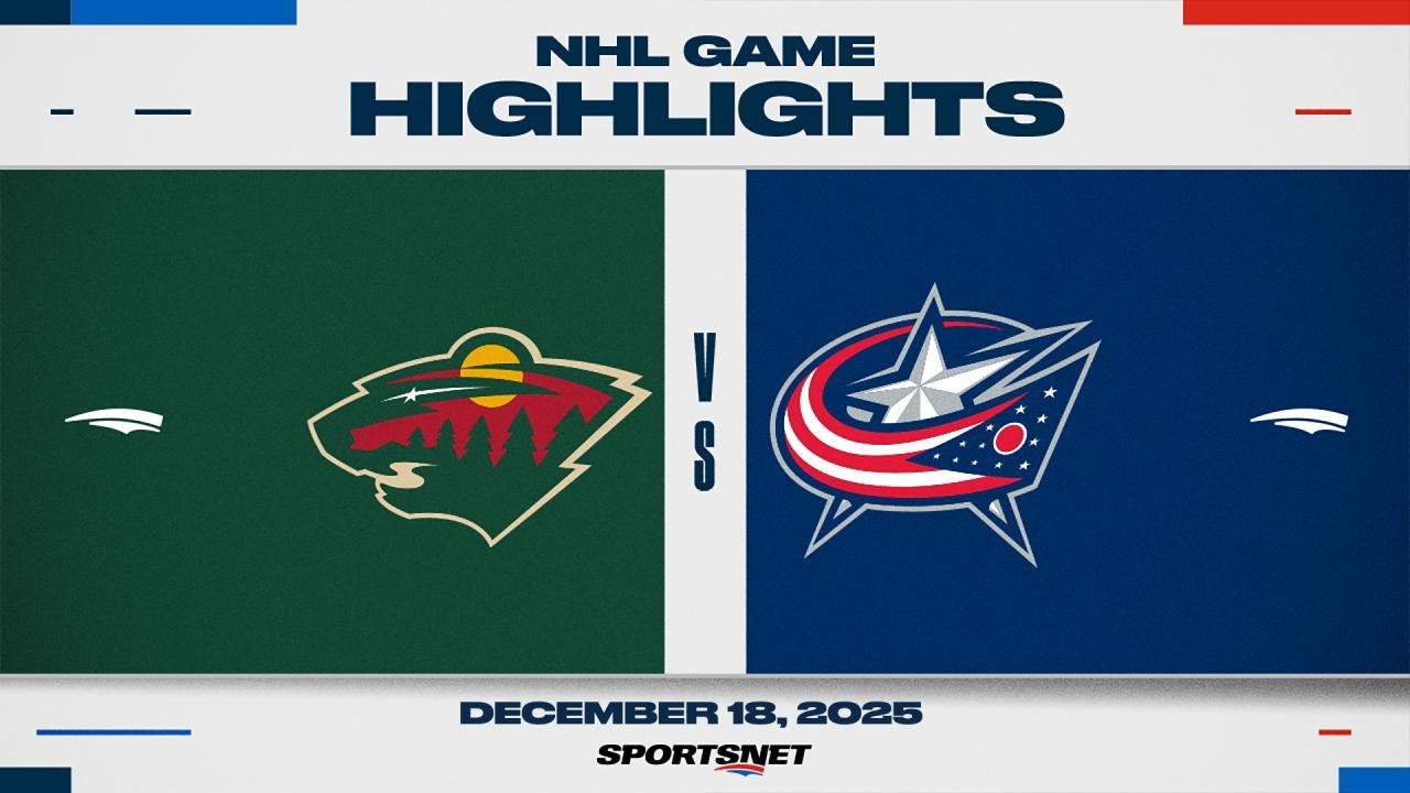 NHL Highlights | Wild vs. Blue Jackets - December 18, 2025