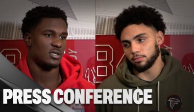 Drake London & others on the Falcons' upcoming matchup against the Cardinals | Press Conference